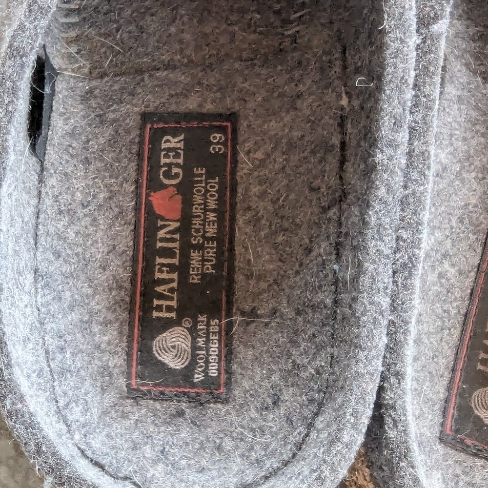 Haflinger Wool Mule Slide On Clogs Sz 8 Gray - Picture 14 of 16